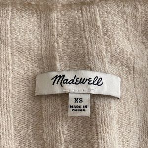 Madewell off white sweater (xs)
